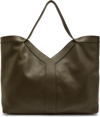 Saint Laurent Y Leather Tote bag - Dark Brown - One Size