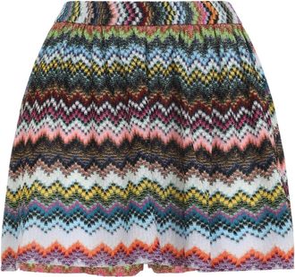 Missoni Short Shorts, female, Multicolor, XS, Multicolor Viscose Shorts