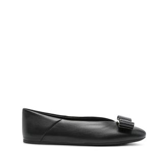 Ferragamo Leather Ballet Flats