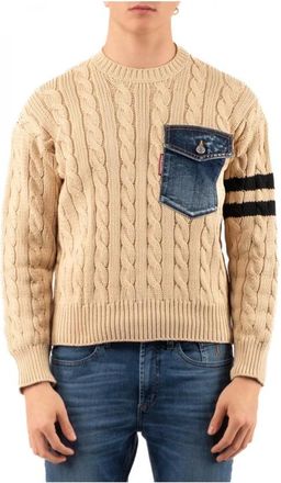 Dsquared2 Uomo, Maglie, Marrone, M, new