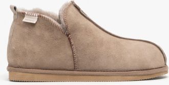 Shepherd Annie Womens Sheepskin Slipper Boots Stone - Beige - Size UK 8