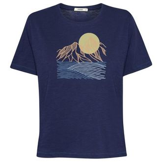 Greenbomb Mountain Scenery Nova T-Shirt f&uuml;r Damen | blau