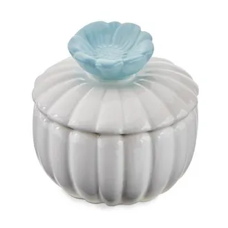 Tag Scallop Flower Lidded Trinket Box White Multi Earthenware Everyday at Nordstrom