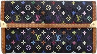 Louis Vuitton Pre-owned Clutches, female, Multicolor, Size: ONE SIZE Pre-owned Long Wallet