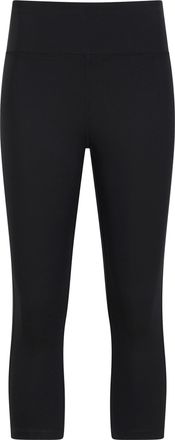 Mountain Warehouse Dames/Dames Blackout Capri Legging met Hoge Taille (Zwart)