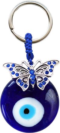 Generic Devils Eye Key Ring, Blue Eyes Keychain, Keychains with Bright Color and Scratch-Gift for Family Friends Colleagues