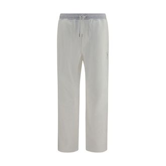 Brunello Cucinelli White Cotton Casual Mens Pants