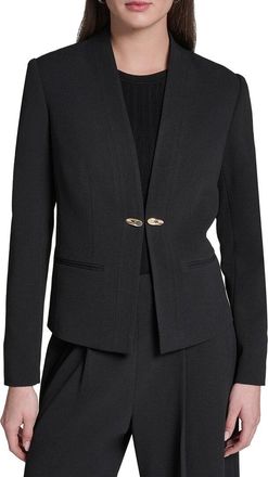 Halston Heritage Collarless Blazer