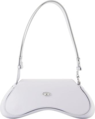 Diesel Play Shoulder Bag - Leather - Grey