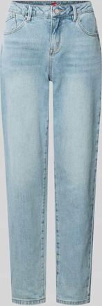 Buena Vista Mom Fit Jeans im 5-Pocket-Design Modell Carrot in Hellblau, Gr&ouml;&szlig;e XXS