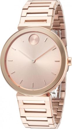 Movado Womens 3601147 Ladies Bold Watch - Rose Gold - One Size