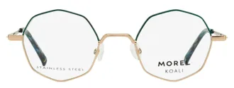 MOREL 20147K Geometric octagonal-frame Eyeglasses - Gold