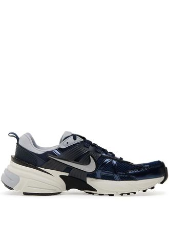 Nike V2K Run metallic sneakers - men - Fabric/Polyurethane/Fabric/Rubber - 9 - Blue