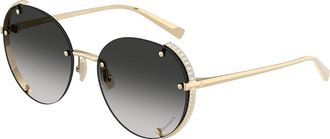 Tiffany & Co. TF3110KB 62203C Womens Sunglasses Gold Size 57