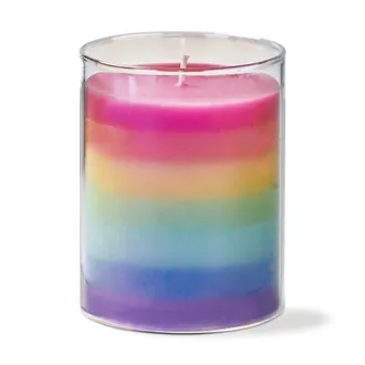 Tag Vanilla Rainbow Candle Multi Glass Everyday in Pink at Nordstrom