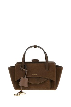 Hidesins Brown Suede Flap S Crossbody Bag