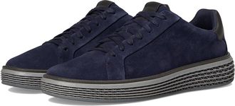 Cole Haan Grandpro Court Skyweave Sneakers Mens Shoes Midnight Moon Suede/Raven/Quiet Shade : 11.5 D - Medium, Leather