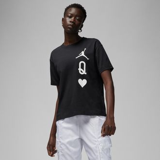 Nike Jordan Womens Jordan Flight T-Shirt in Black | DQ4471-010