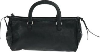 Prada Pre-owned Leren Handtas - Dames - Vintage Handtas - Zwart - ONE Size - Leer - Vintage