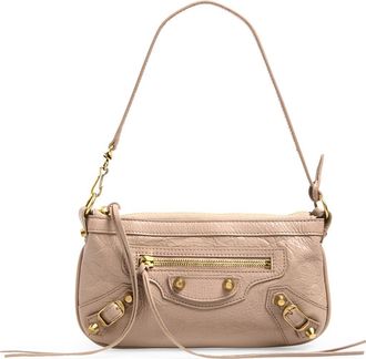 Balenciaga Le City Leather Pouch on a Strap in 5833 Blush at Nordstrom