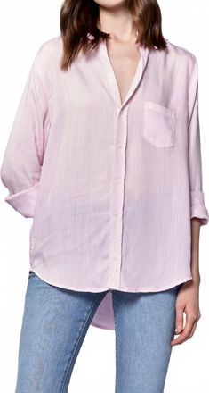 Dear John Denim Galina Buttoned Shirt In Pink A Boo