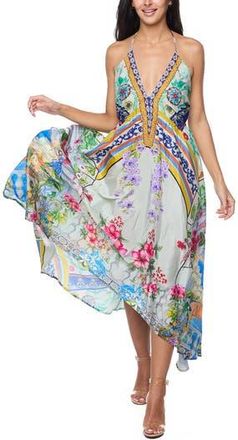 Ranee’s Print Sundress in Green at Nordstrom Rack