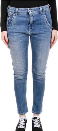 Pepe Jeans London Bovenliggende broek - Dames - Skinny Jeans - Blauw - W25 - Katoen - Jeans