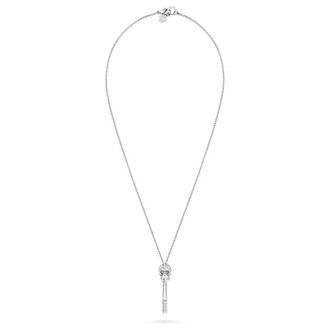 Philipp Plein Necklaces, female, Gray, Size: ONE SIZE Skull Pendant Necklace