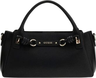 Guess Tassen, Dames, Zwart, ONE Size, Polyester, Camelia 3 Comp Satchel