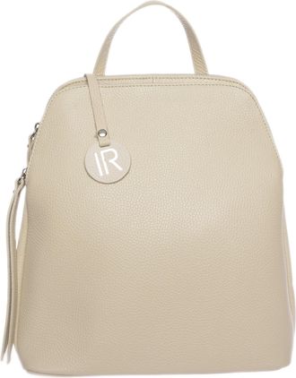 Isabella Rhea Beige Rundleer Tas