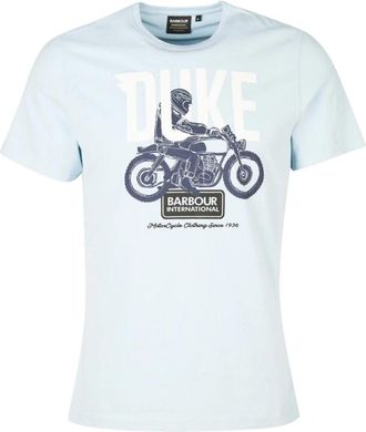 Barbour Thrift T-shirt - Heren - T-shirts - Blauw - XL - Katoen - Tops