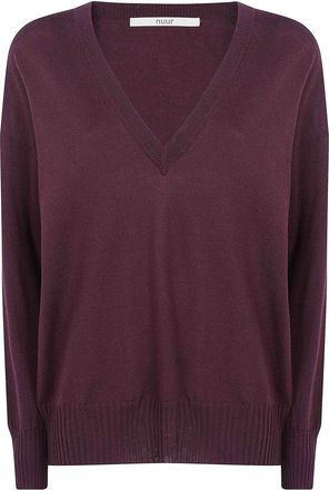 Nuur Long Sleeves V Neck Sweater