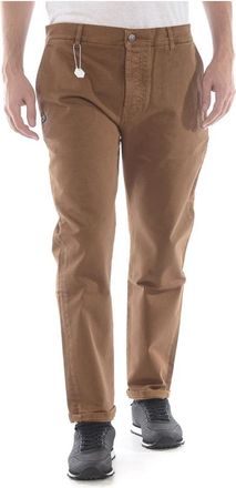 Daniele Alessandrini Chinos - Heren - Chinos - Bruin - W38 - Broeken