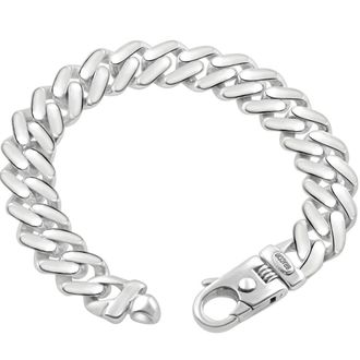 Pompeii3 Mens Cuban 14k Gold (78gram) or Platinum (146gram) 13.5mm Link Bracelet 8.75