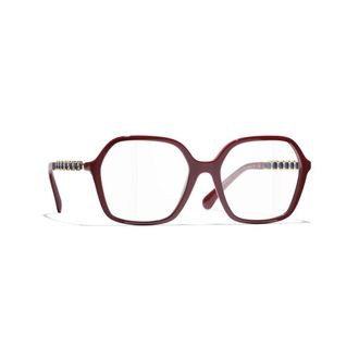 Chanel Dames, Accessoires, Rood, Maat: 53 MM Leer