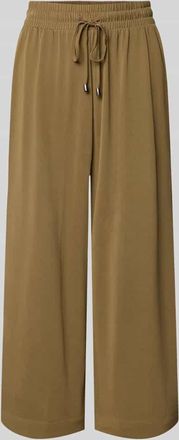Christian Berg Hose aus Modal-Mix mit elastischem Bund in Khaki, Größe XXL
