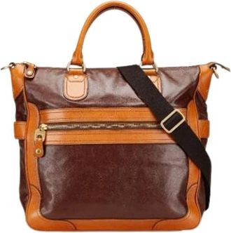 Bally Pre-owned Handbags, female, Brown, Size: ONE SIZE Pre-owned Leather Shoulder Bag