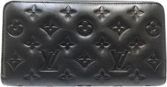 Louis Vuitton Pre-owned Leren Portemonnee - Dames - Vintage Accessoires - Zwart - ONE Size - Leer - Vintage