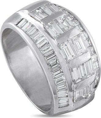 Luxury Bazaar Platinum 3.0ct Diamond Ring MF24-110525