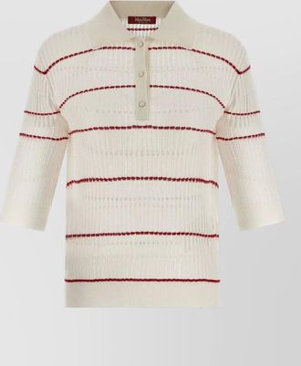 Max Mara silk polo shirt