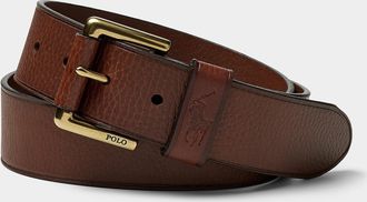Polo Ralph Lauren Mens Textured leather belt