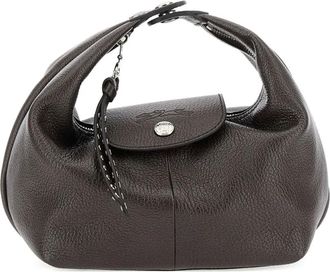 Longchamp mini Le Pliage Portobello leather tote bag - Brown