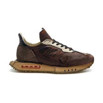 Bepositive Space Race Sneaker - Heren - Schoenen - Bruin - Maat: 40 EU Katoen