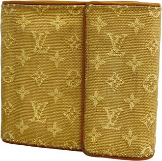 Louis Vuitton Beige Wallet (Tri-Fold) (Pre-Owned)