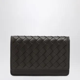 Bottega Veneta Small Fondente Intrecciato Continental Wallet