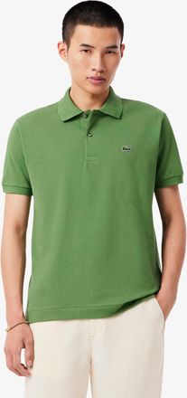 Lacoste Mens L.12.12 Classic Fit Polo Shirt in Sage Green Cotton - Size X-Large