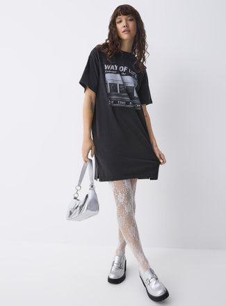 Twik Womens Graphic print T-shirt dress