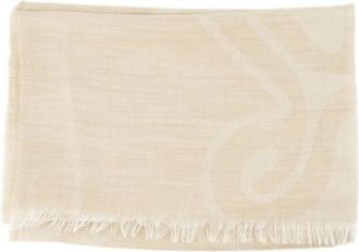Max Mara Scarfs - Dames - Sjaals - Beige - ONE Size - Accessoires
