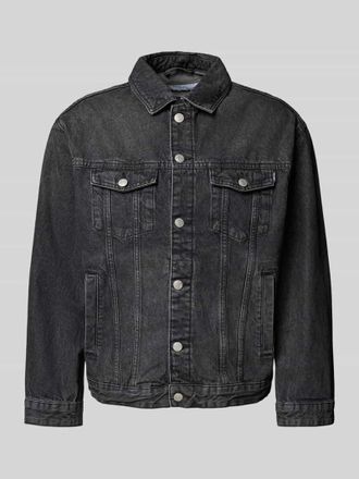 Review Jeansjacke mit Leistentaschen in Black, Gr&ouml;&szlig;e XS