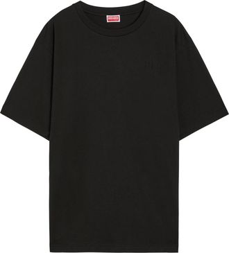 Kenzo Boke Flower 2.0 Appliqu&eacute;d Cotton T-shirt - Black - XL